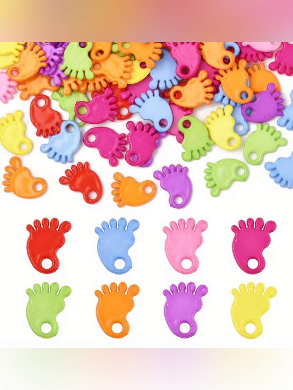 Colorful Foot Charms
